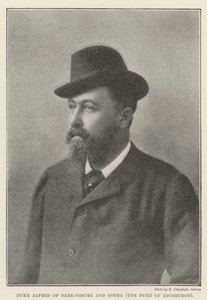 Alfréd szász-coburgi és gothai herceg, Edinburgh hercege alkotó: English Photographer