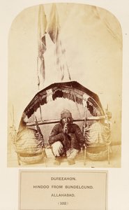 Dureeahon, Hindoo az allahabadi Bundelcundból, az India népe, J. Forbes Watson, kiadta 1868-ban (albumnyomat) alkotó: English Photographer
