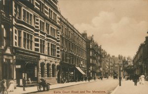 Earls Court Road és The Mansions, London alkotó: English Photographer