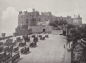 Edinburgh-i kastély, az Esplanade alkotó: English Photographer
