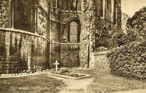 Edith Cavell sírja, Norwich Cathedral, Norfolk alkotó: English Photographer