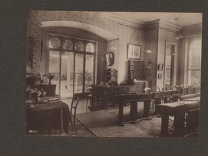 Elmshurst leányiskola, East Finchley, London, 1910 körül (fekete-fehér fotó) alkotó: English Photographer