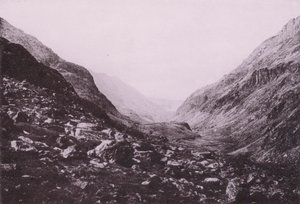 Bejárat a Llanberis-hágóba (f/w fotó) alkotó: English Photographer