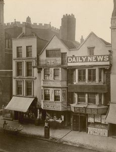 Fleet Street, London; északi oldala a Fleet Street 184-186 alkotó: English Photographer