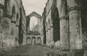 Fountains Abbey, Nave, Looking West alkotó: English Photographer