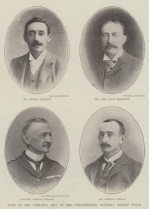 A Johannesburgi Nemzeti Reformszövetség vezető emberei közül négyen alkotó: English Photographer