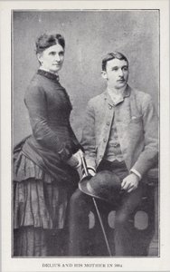 Frederick Delius és édesanyja 1884-ben alkotó: English Photographer