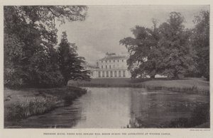 Frogmore House, ahol Edward király fog lakni a Windsori kastélyban zajló átalakítások idején alkotó: English Photographer