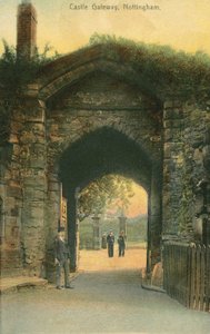 Gateway, Nottingham Castle (színes fotó) alkotó: English Photographer