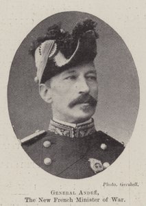 Andre tábornok, az új francia hadügyminiszter alkotó: English Photographer