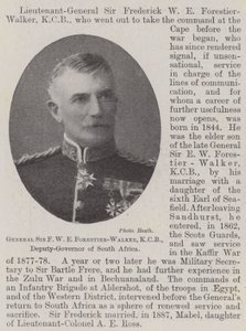 Sir F W E Forestier-Walker tábornok, KCB, Dél-Afrika kormányzóhelyettese