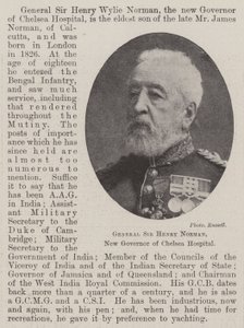 Sir Henry Norman tábornok, a Chelsea Kórház új kormányzója alkotó: English Photographer