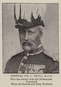 Sir J Davis tábornok, KCB alkotó: English Photographer