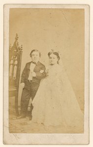 Tom Thumb tábornok és felesége alkotó: English Photographer