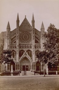 A Westminster Abbey északi tornácának általános képe alkotó: English Photographer