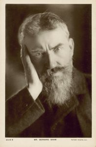 George Bernard Shaw, ír drámaíró (fekete-fehér fotó) alkotó: English Photographer
