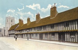 Guild Chapel, Gimnázium és Alms Houses, Stratford-on-Avon alkotó: English Photographer