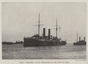 HMS Crescent, parancsnoka York hercege alkotó: English Photographer
