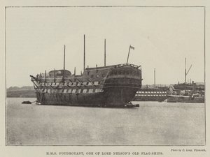 HMS Foudroyant, Lord Nelsons régi zászlóshajóinak egyike alkotó: English Photographer