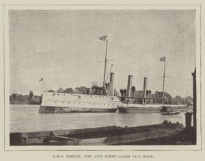 HMS Speedy, az új első osztályú fegyveres csónak alkotó: English Photographer