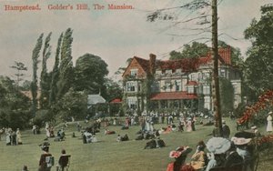 Hampstead, Golders Hill, The Mansion. 1913. augusztus 18-án feladott képeslap. alkotó: English Photographer