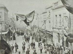 Hare Street: Woolwich komp megnyitása, 1889 alkotó: English Photographer