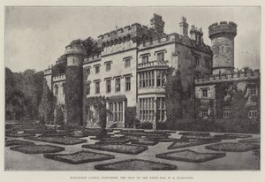 Hawarden kastély, Flintshire, a jobb tisztelt W E Gladstone székhelye alkotó: English Photographer