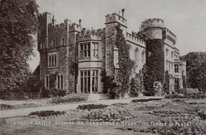 Hawarden kastély, William Gladstone angol politikus és miniszterelnök otthona, Hawarden, Flintshire, Wales (f/w fotó) alkotó: English Photographer