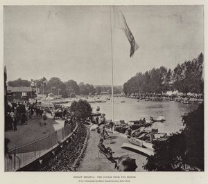 Henley Regatta, a pálya a hídról alkotó: English Photographer