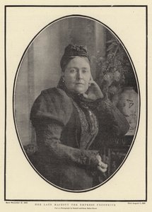 Néhai Őfelsége Frigyes császárné alkotó: English Photographer