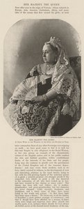 Őfelsége a királynő York hercegének és hercegnőjének esküvőjén viselt ruhában alkotó: English Photographer
