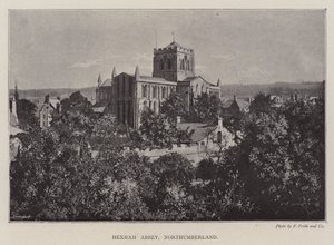 Hexham Abbey, Northumberland alkotó: English Photographer