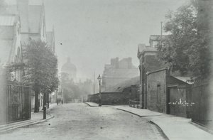 Highgate Archway: nyugati megközelítés, 1896 alkotó: English Photographer