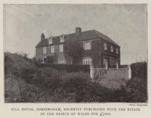 A dersinghami Hill House-t nemrég vásárolta meg a birtokkal együtt a walesi herceg 7000 fontért alkotó: English Photographer