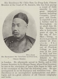 Őexcellenciája Sir Chih-Csen Lo-Feng-Luh kínai miniszter alkotó: English Photographer