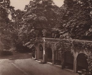 Holland House, London: Terrace over Colonnade, South Side (f/w fotó) alkotó: English Photographer