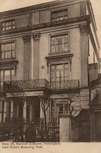 Robert Browning költő otthona alkotó: English Photographer