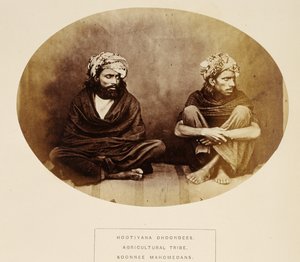 Hootiyana Dhoondees, Agricultural Tribe, Soonnee Mahomedans, Mooltan, The People of India, J. Forbes Watson, megjelent 1868 (albumnyomat)