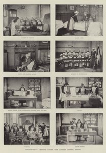 Háziasszonyleckék a London School Board alatt alkotó: English Photographer