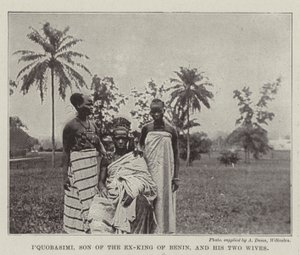 IQuobasimi, Benin volt királyának és két feleségének fia alkotó: English Photographer