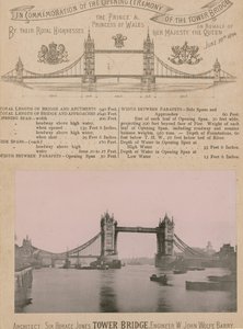 A Tower Bridge megnyitásának emlékére alkotó: English Photographer