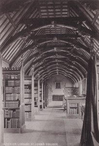 St Johns College belső könyvtára alkotó: English Photographer