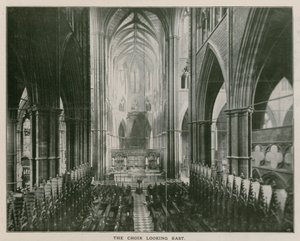 A Westminster Abbey belseje alkotó: English Photographer