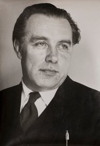 Jerzy Faczynski, lengyel építész, aki 1941-ben menekültként érkezett Nagy-Britanniába (f/w fotó) alkotó: English Photographer