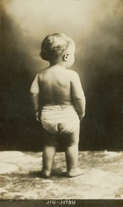 Jiu-jitsu (fekete-fehér fotó) alkotó: English Photographer