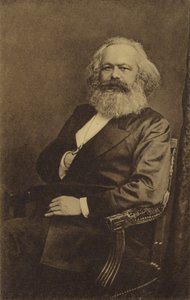 Karl Marx (1818-1883) német filozófus, közgazdász, történész és politikai teoretikus alkotó: English Photographer