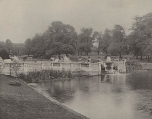 Kensington Gardens (fekete-fehér fotó) alkotó: English Photographer