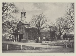 Kew Church, ahol Mary cambridge-i hercegnő 1866-ban feleségül vette alkotó: English Photographer