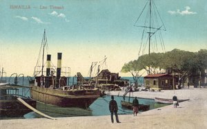 Timsah-tó, Ismailia, Egyiptom (színes fotó) alkotó: English Photographer