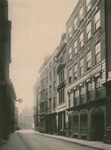 Lombard Street, London; fénykép; 1885 júniusában kelt alkotó: English Photographer